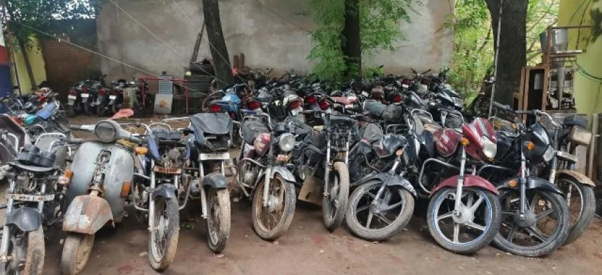 34 लावारिस, जब्तशुदा बाइको की हुई नीलामी
