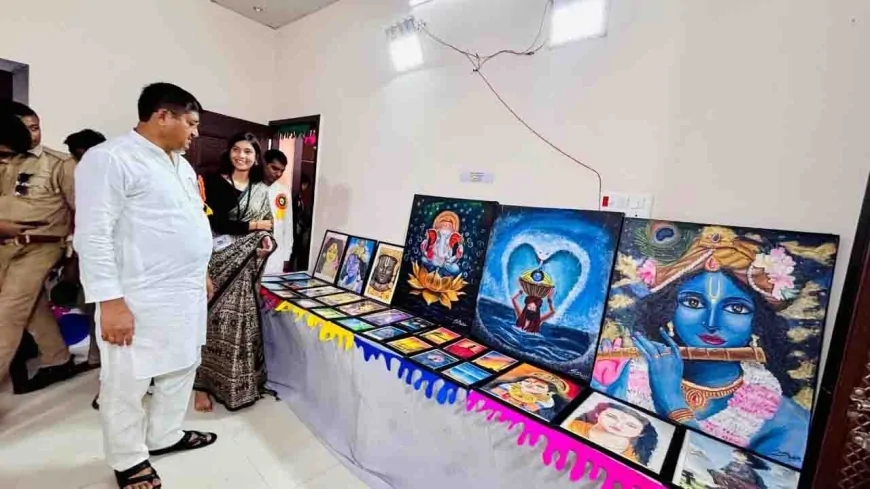जल शक्ति राज्य मंत्री ने किया "संस्कृति के रंग" कला प्रदर्शनी का शुभारंभ