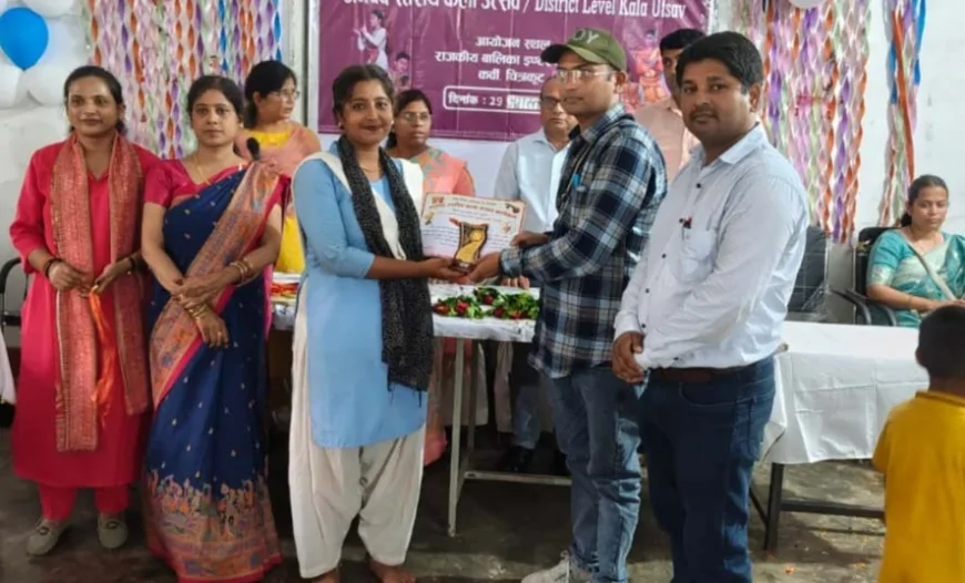 चित्रकूट इंटर कॉलेज का कला उत्सव में रहा दबदबा