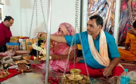 श्रीकृष्ण जल विहार एवं तुलादान दर्शन का हुआ आयोजन