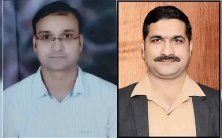 ‘‘बेस्ट टीचर अवार्ड-2025‘‘ से सम्मानित हुए डॉ. आशुतोष तिवारी एवं डॉ. अनुराग चौहान