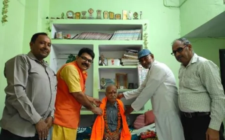 शिक्षक दिवस पर वरिष्ठ कवि सुधीर खरे 'कवल' का हुआ सम्मान