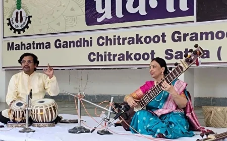 श्रावणी विश्वास के सितार वादन से मंत्रमुग्ध हुए श्रोता