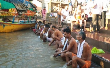 पितृपक्ष शुरू होते ही पुरखों का किया जल तर्पण