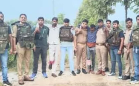 झांसी में अरविन्द हत्याकांड के दो आरोपित पुलिस मुठभेड़ में घायल