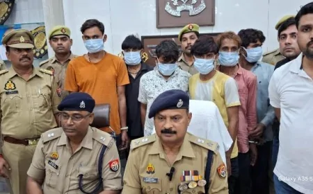 जालौन पुलिस ने अंतरराज्यीय शातिर चोर गिरोह का किया भंडाफोड़, चोरी का माल बरामद