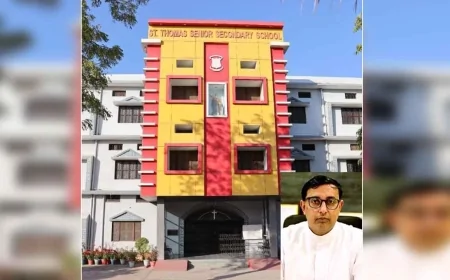 सेंट थॉमस स्कूल को सीडीएस सचिवालय से मिला प्रशंसा पत्र