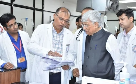 डॉ. बी.के. जैन ने एम्स रायपुर के अध्यक्ष का पदभार ग्रहण किया