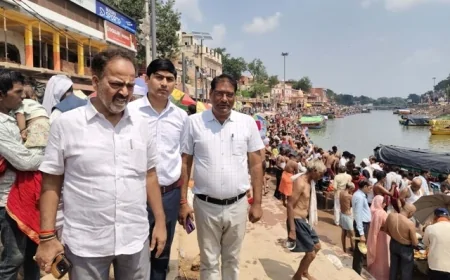 एडीएम ने मेला क्षेत्र का किया निरीक्षण