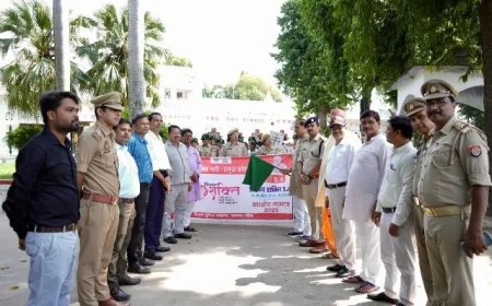 मिशन शक्ति 5.0 अभियान के तहत अतर्रा में बृहद जागरूकता कार्यक्रम एवं रैली आयोजित