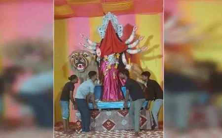 सज गए पंडाल, शक्ति स्वरूपा की आराधना प्रारंभ
