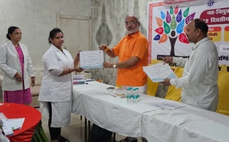 नवनियुक्त एएनएम का अभिमुखीकरण प्रशिक्षण संपन्न