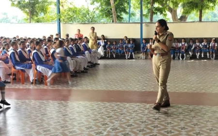 सेंट जेवियर्स हाई स्कूल बाँदा में मिशन शक्ति 5.0 के तहत शक्ति संवाद कार्यक्रम आयोजित