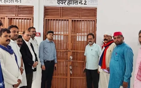 डीएम ने किया वीवी पैट एवं वेयर हाउस का  निरीक्षण