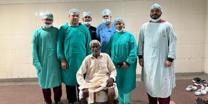जालौन के राजकीय मेडिकल कॉलेज में लिंग कैंसर की सफल सर्जरी