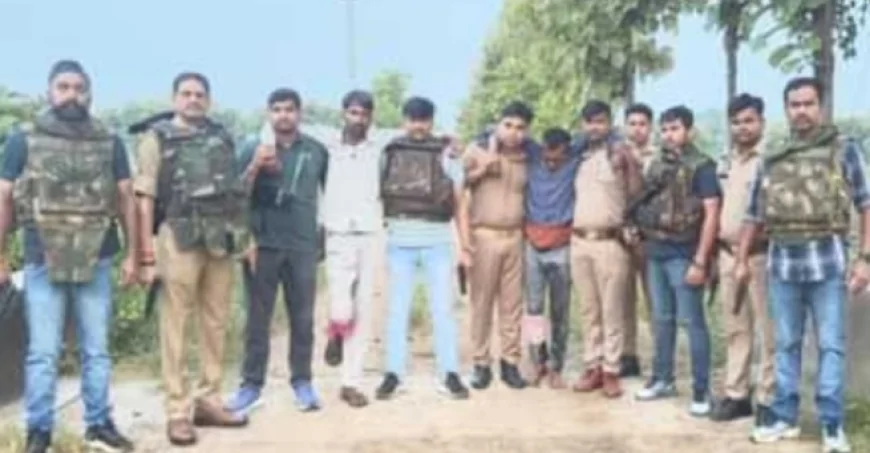 झांसी में अरविन्द हत्याकांड के दो आरोपित पुलिस मुठभेड़ में घायल
