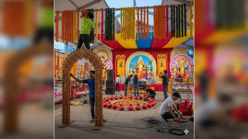 बांदा में नवरात्र महोत्सव की तैयारियां तेज, इस बार 300 स्थानों पर होगी दुर्गा प्रतिमाओं की स्थापना