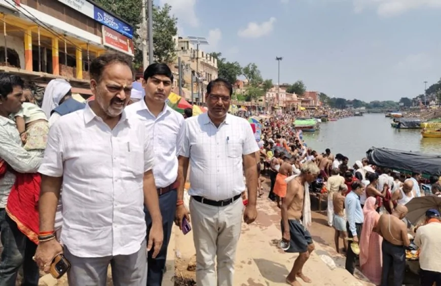 एडीएम ने मेला क्षेत्र का किया निरीक्षण