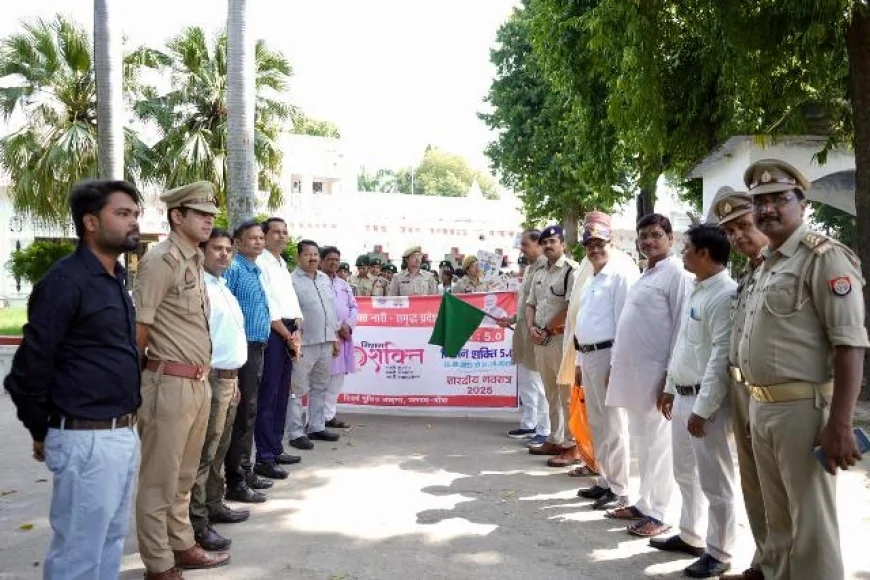 मिशन शक्ति 5.0 अभियान के तहत अतर्रा में बृहद जागरूकता कार्यक्रम एवं रैली आयोजित