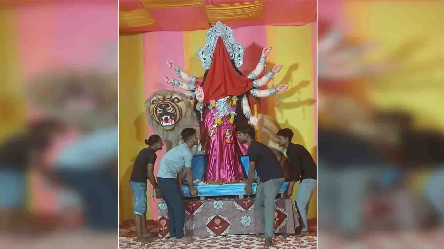 सज गए पंडाल, शक्ति स्वरूपा की आराधना प्रारंभ