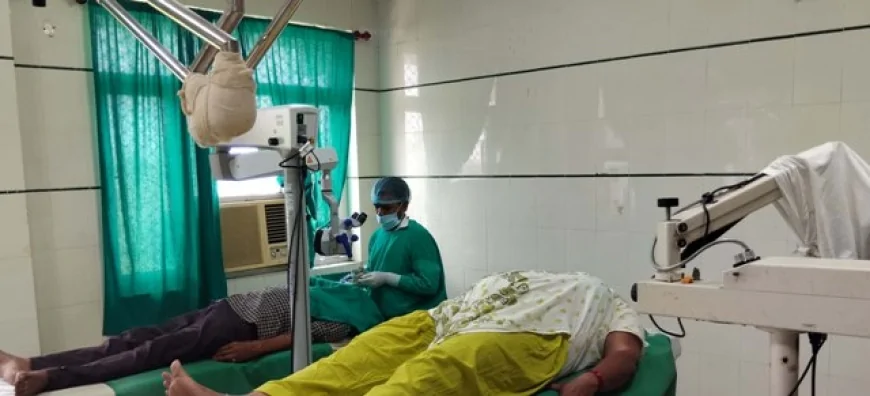जिला चिकित्सालय में मुफ्त मोतियाबिंद आपरेशन की सुविधा