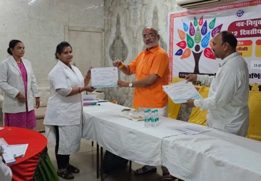 नवनियुक्त एएनएम का अभिमुखीकरण प्रशिक्षण संपन्न