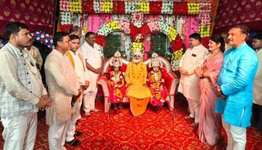 धनुष टूटते ही जयकारो से गूंजा रामलीला पंडाल