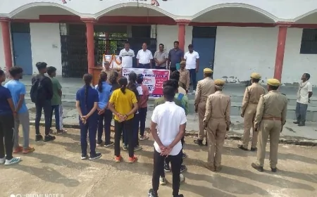 राष्ट्रीय पर्व पर स्टेडियम में जागरूकता कार्यक्रम का किया गया आयोजन