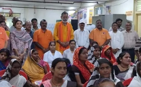 जिला अस्पताल में मनाया गया कन्या जन्मोत्सव