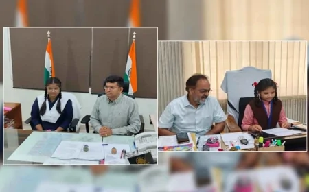 रश्मि सिंह बनी एक दिन की जिलाधिकारी