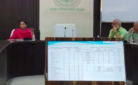 विद्यालयो में कराए जाने वाले 19 पैरामीटर्स के कार्यों में नहीं बरतें शिथिलता : सीडीओ