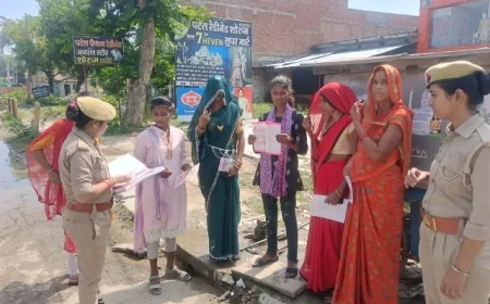 मिशन शक्ति : एंटी रोमियो टीमो ने ग्रामीण क्षेत्रों में लगाई चौपाल