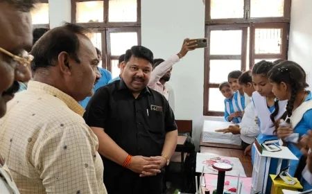 विज्ञान प्रदर्शनी और टीएलएम स्पर्द्धा में दिखाया हुनर