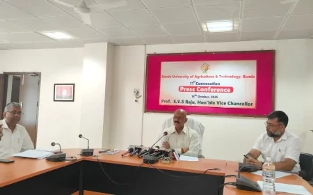 बाँदा कृषि एवं प्रौद्योगिक विश्वविद्यालय का 11वाँ दीक्षांत समारोह 16 अक्टूबर को, राज्यपाल आनंदीबेन पटेल करेंगी अध्यक्षता