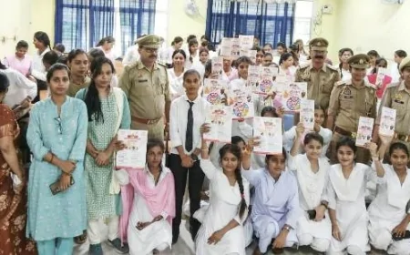 मिशन शक्ति 5.0 के तहत राजकीय पॉलिटेक्निक बाँदा में पुलिस विभाग द्वारा जागरूकता कार्यक्रम आयोजित