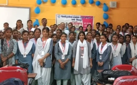 छात्राओं के कैरियर गाइडेंस के लिए कार्यशाला का किया गया आयोजन