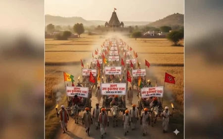 'जन आक्रोश यात्रा' से बुंदेलखंड बनेगा अलग राज्य! बैलगाड़ी काफिले के साथ 3000 KM का सफर