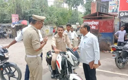 परिवहन एवं यातायात पुलिस का सघन चेकिंग अभियान, 147 वाहनों का हुआ चालान