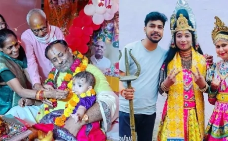 भागवत कथा में संगीतमय भजनों में झूमे श्रोता