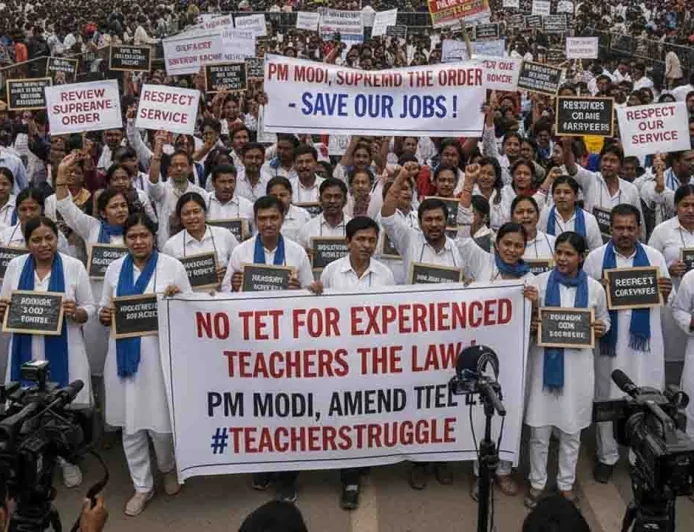 टीईटी अनिवार्यता के खिलाफ शिक्षकों का देशव्यापी आंदोलन तेज, 25 नवंबर को दिल्ली में बड़ी बैठक
