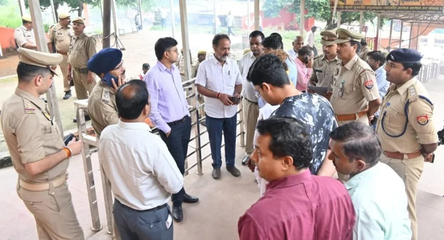 महर्षि वाल्मीकि जयंती के अवसर पर आयोजित होने वाले कार्यक्रमों की तैयारियों का डीएम-एसपी ने किया निरीक्षण, दिए निर्देश