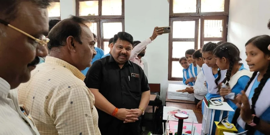 विज्ञान प्रदर्शनी और टीएलएम स्पर्द्धा में दिखाया हुनर
