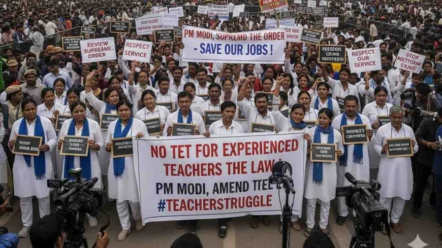 टीईटी अनिवार्यता के खिलाफ शिक्षकों का देशव्यापी आंदोलन तेज, 25 नवंबर को दिल्ली में बड़ी बैठक