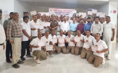 संयुक्त चिकित्सालय में रिक्रूट आरक्षियों ने किया रक्तदान