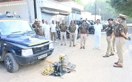 एसपी ने परेड का निरीक्षण कर पढ़ाया कर्तव्यनिष्ठा का पाठ