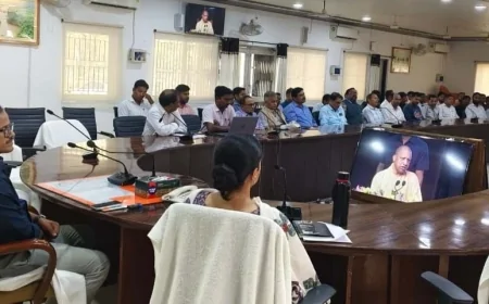 सीएम के कार्यक्रम का देखा गया लाइव प्रसारण