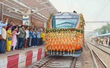 बनारस-खजुराहो वंदे भारत एक्सप्रेस के नियमित संचालन की तिथि घोषित