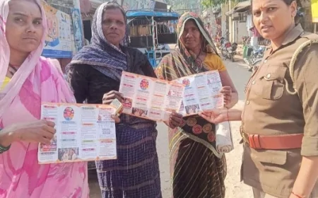 ग्रामीण क्षेत्रों में एंटी रोमियो टीमो ने लगाई चौपाल