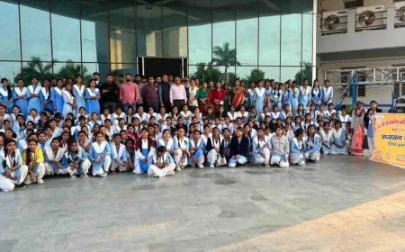 राजकीय इंजीनियरिंग कॉलेज बाँदा में राजकीय बालिका इण्टर कॉलेज की छात्राओं का शैक्षणिक भ्रमण संपन्न