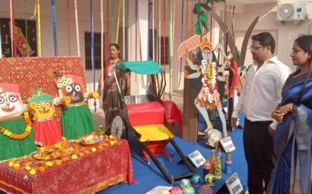 बच्चों की नवाचारी झांकियों ने किया आकर्षित